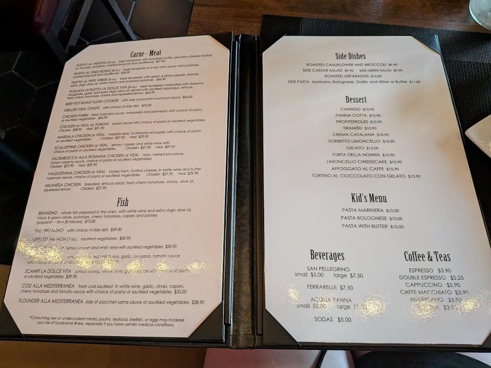 Matteo Trattoria & Pizzeria Menu image 4